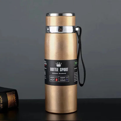 Thermowasserflasche Thermos Vakuumflasche Doppelter Edelstahl Kaffee, Tee Isolierte Tasse Auslaufsicher