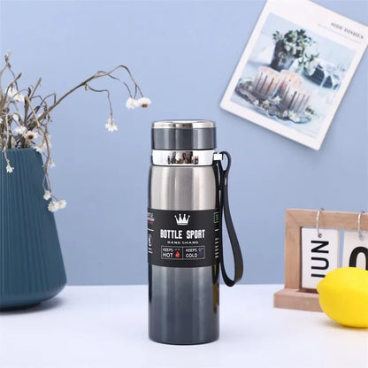 Thermowasserflasche Thermos Vakuumflasche Doppelter Edelstahl Kaffee, Tee Isolierte Tasse Auslaufsicher