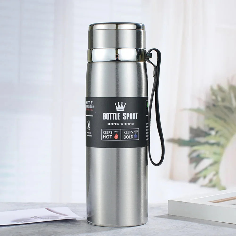 Thermowasserflasche Thermos Vakuumflasche Doppelter Edelstahl Kaffee, Tee Isolierte Tasse Auslaufsicher
